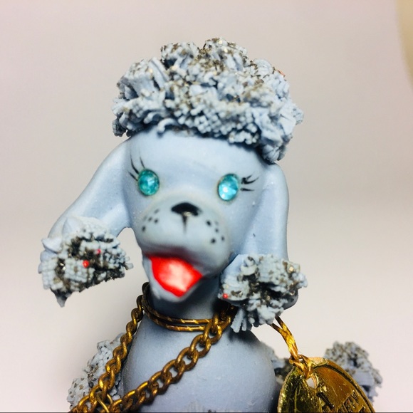 Vintage Made in Japan Spaghetti Poodle & Pups Figurines - Picture 2 of 7